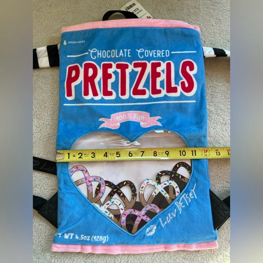 Betsey Johnson Chocolate Covered Pretzels backpack